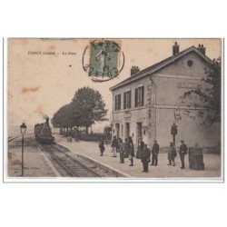 COINCY : la gare - état (2 coins pliés et tâches)