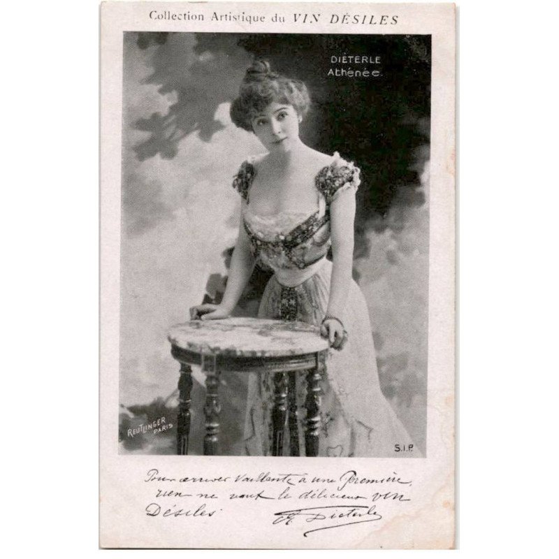CHANTEURS : Dietrele athénée - très bon état
