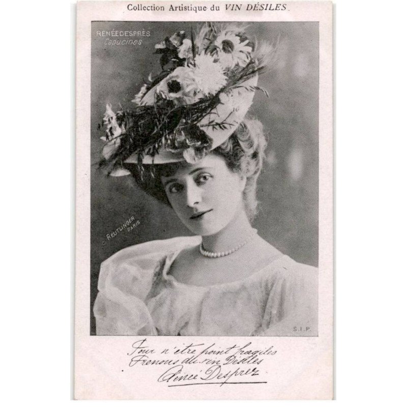 CHANTEURS : Renée Desprèz capucines - très bon état