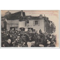 INDUSTRIE DU CHAPEAU DE PAILLE DANS LE TARN & GARONNE : Marché du Puy-Laroque - achat de tresses par les fabricants