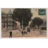 CHARLEVILLE : cours d'Orléans - carte de soie colorée - Très bon état