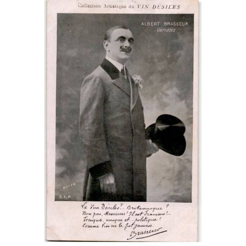 CHANTEURS : Albert Brasseur - état