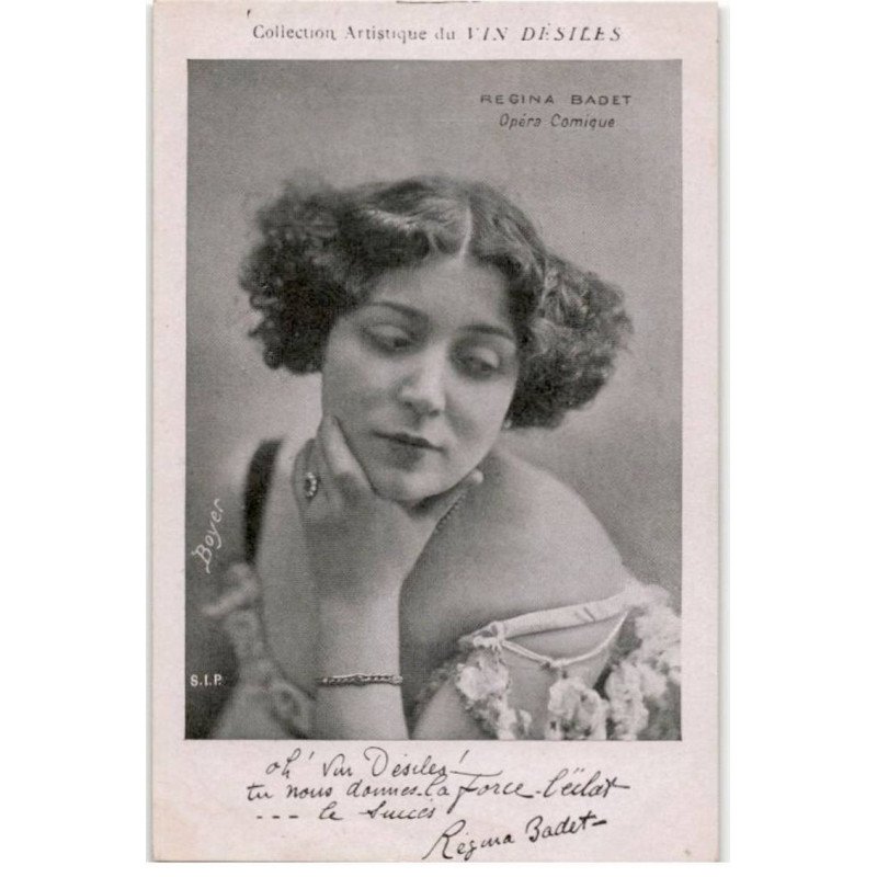CHANTEURS : Regina Badet - très bon état