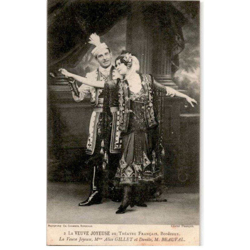 CHANTEURS : Mme. Alice Gillet, Danilo, M. Beauval - très bon état