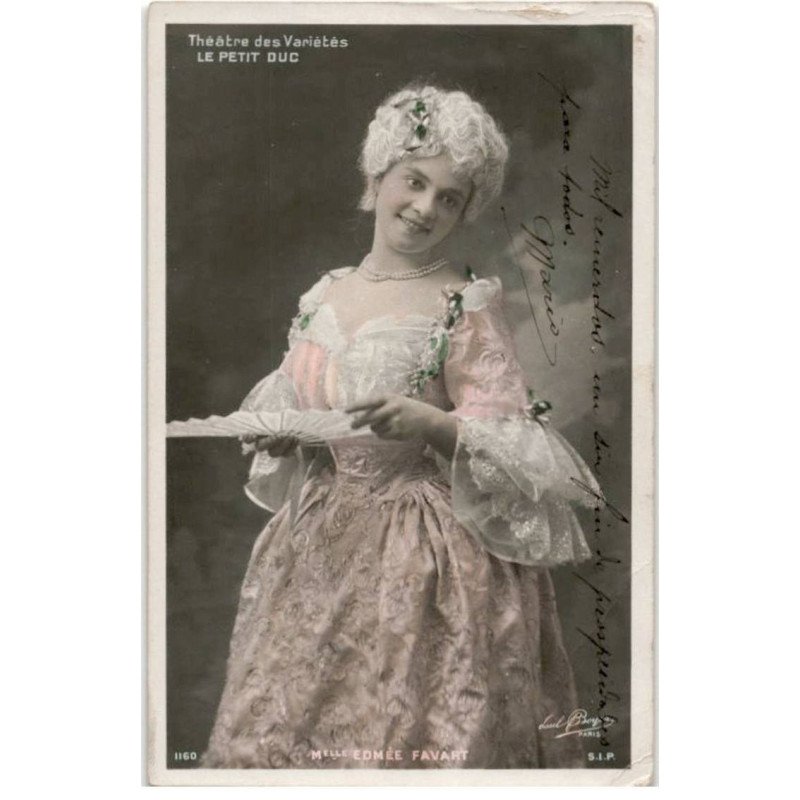 CHANTEURS : Mlle Edmée Favart - très bon état