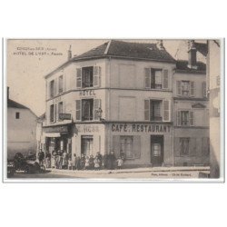 CONDE EN BRIE : hôtel de l'Est - façade - Très bon état