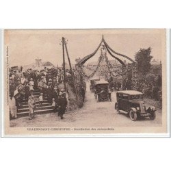 VILLERS SAINT CHRISTOPHE : bénédiction des automobiles - état (1 coin plié)