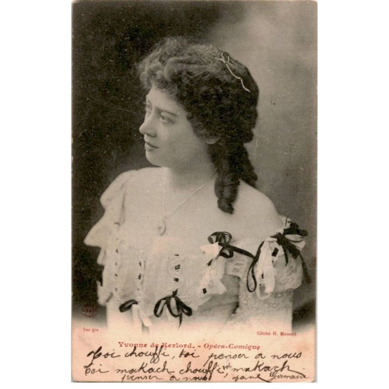 CHANTEUSES : Yvonne de Kerlord - très bon état