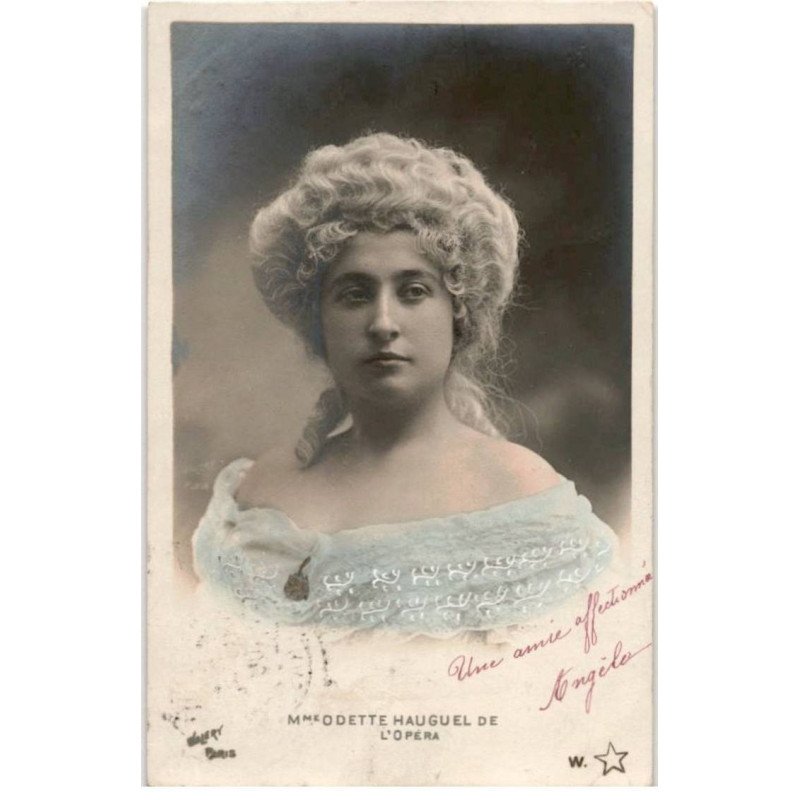 CHANTEUSES : Mme Odette Hauguel - très bon état