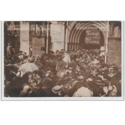 ALLIER : MOULINS : carte photo de couronnement de la Vierge Noire - 9 juin 1910 - Très bon état