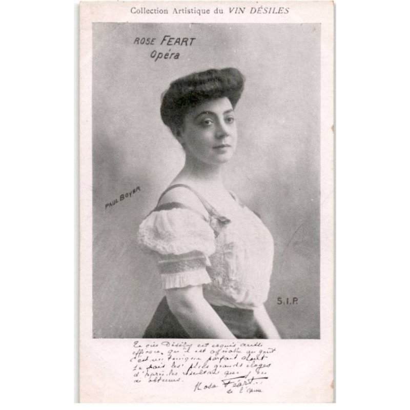 CHANTEUSES : Rose Feart - très bon état