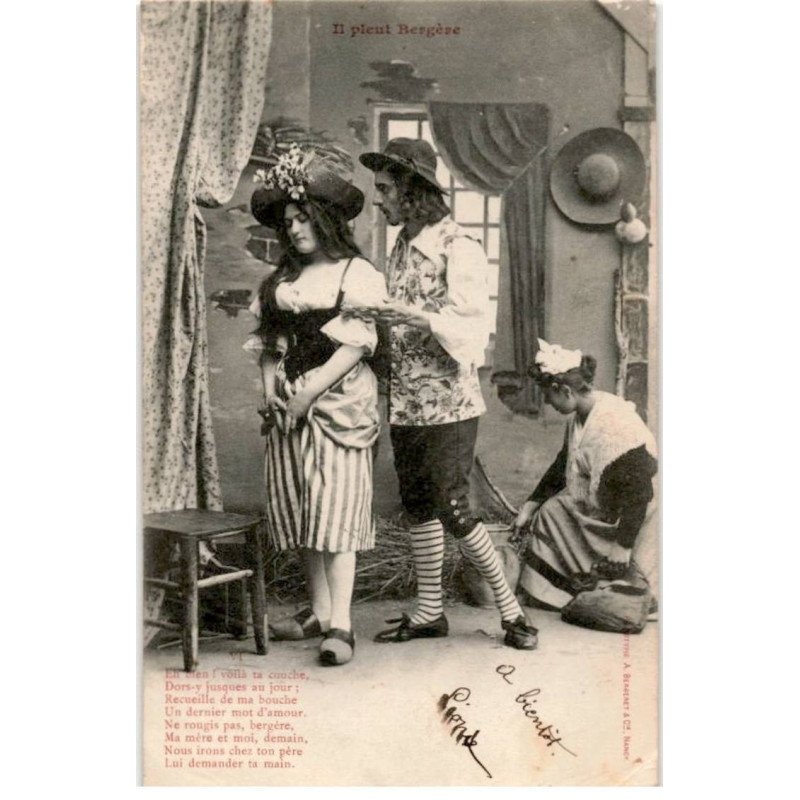 CHANSONS: il pleut bergère - très bon état