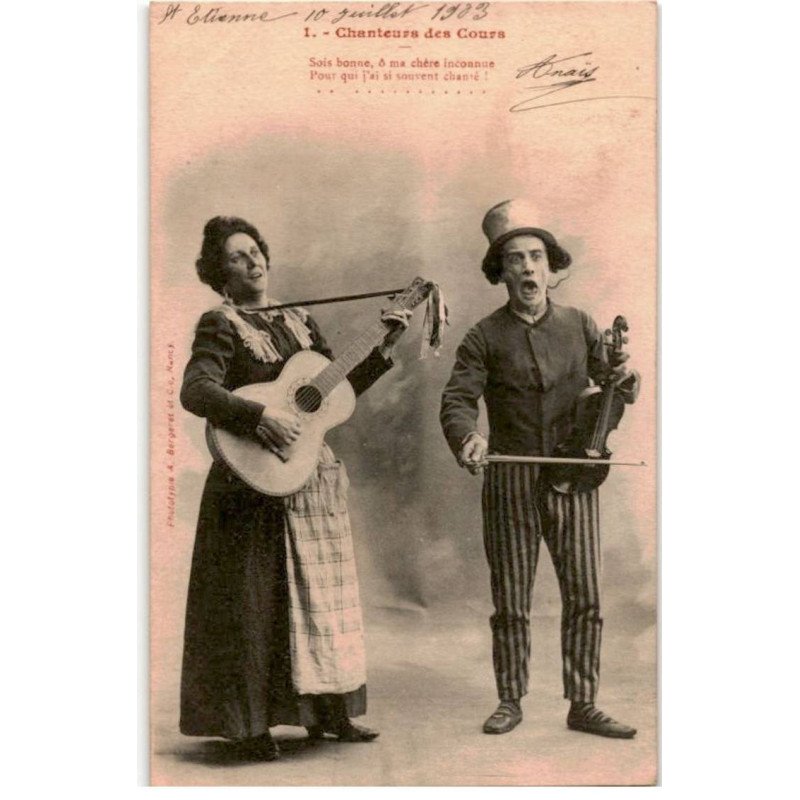 CHANSONS: chanteurs des cours - très bon état