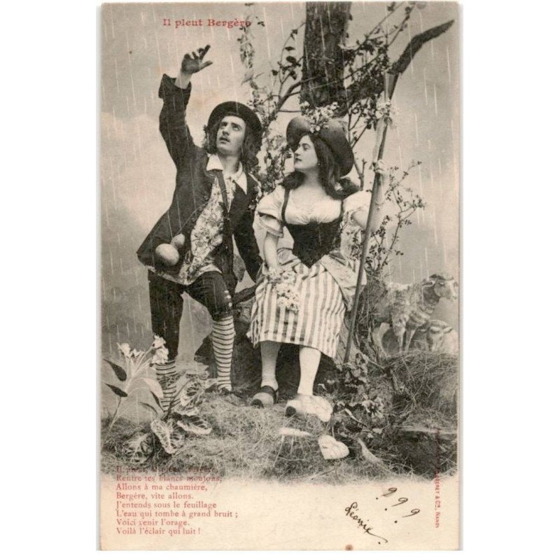 CHANSONS: il pleut bergère - très bon état