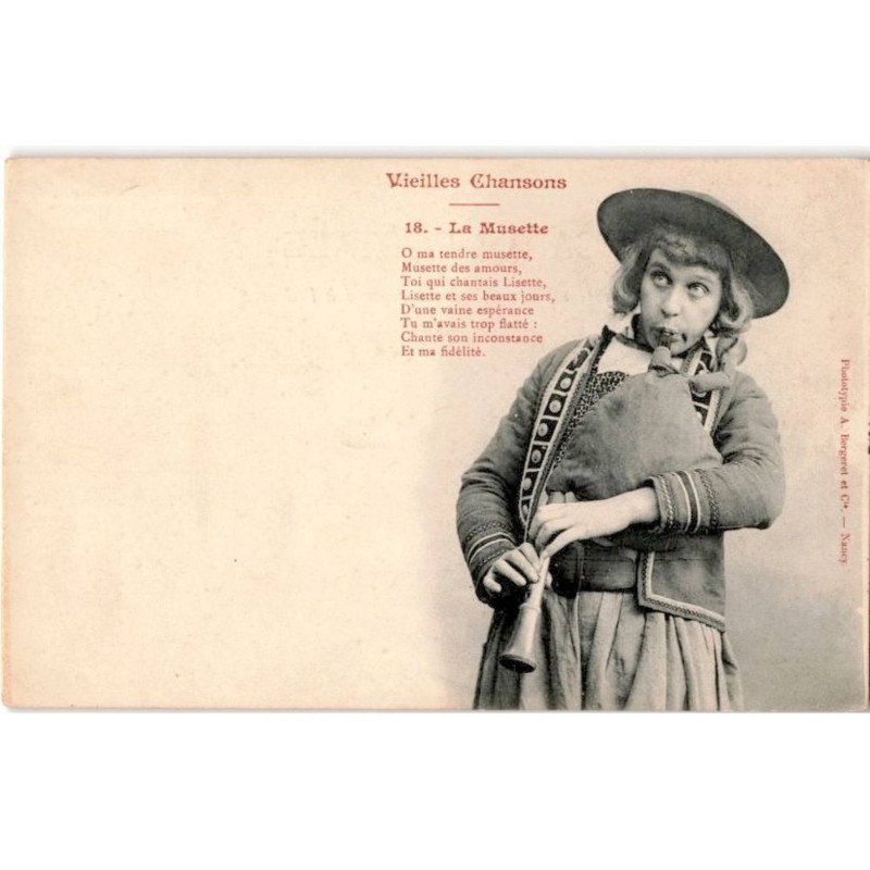 CHANSONS: la musette - très bon état