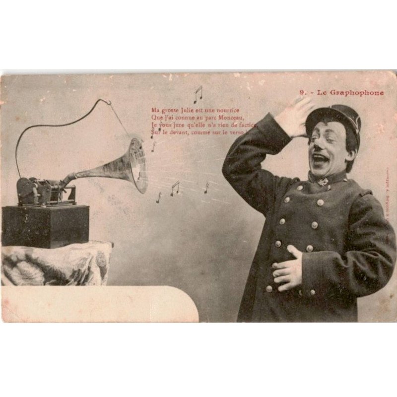 CHANSONS: le graphophone - bon état
