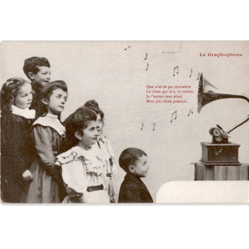 CHANSONS: le graphophone - bon état