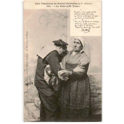 CHANSONS: les chansons de botrel illustrées, le voeu à saint-yves - très bon état