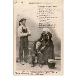 CHANSONS: les chansons de botrel illustrées, le petit Grégoire - très bon état