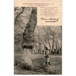 CHANSONS: les chansons de botrel illustrées, le bûcheron - très bon état