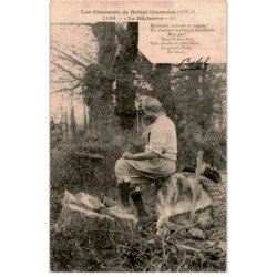 CHANSONS: les chansons de botrel illustrées, le bûcheron - très bon état