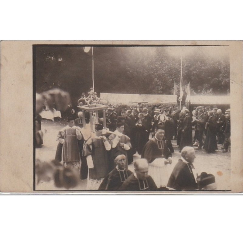carte photo des fêtes du Couronnement de Notre Dame de l' Etang vers 1910 - bon état (léger défaut)