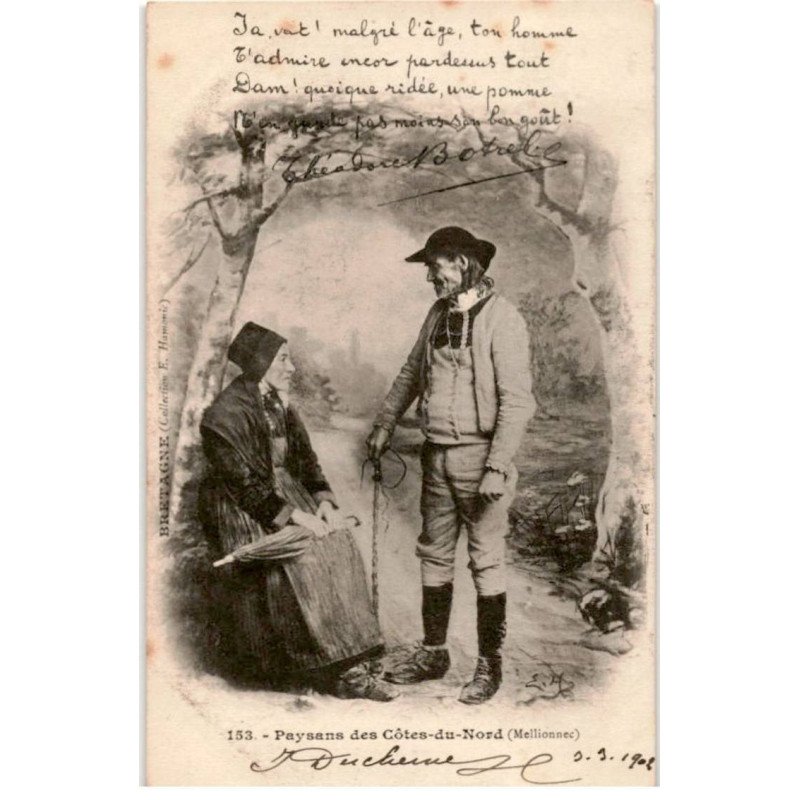 CHANSONS: paysans des côtes-du-nord, mellionnec - bon état