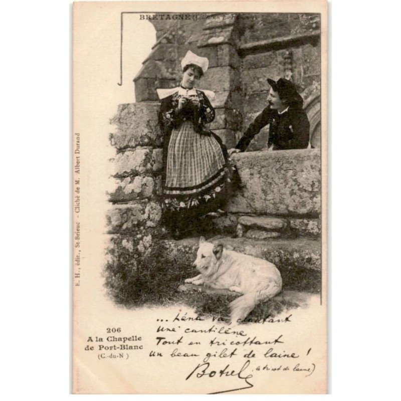 CHANSONS: chapelle de port-blanc, M. et Mme. Botrel - très bon état