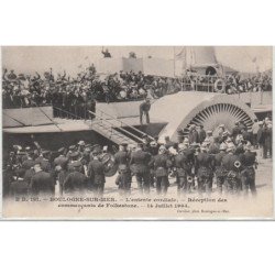 BOULOGNE SUR MER : l' Entente Cordiale - réception des commerçants de Folkestone en 1904 - très bon état