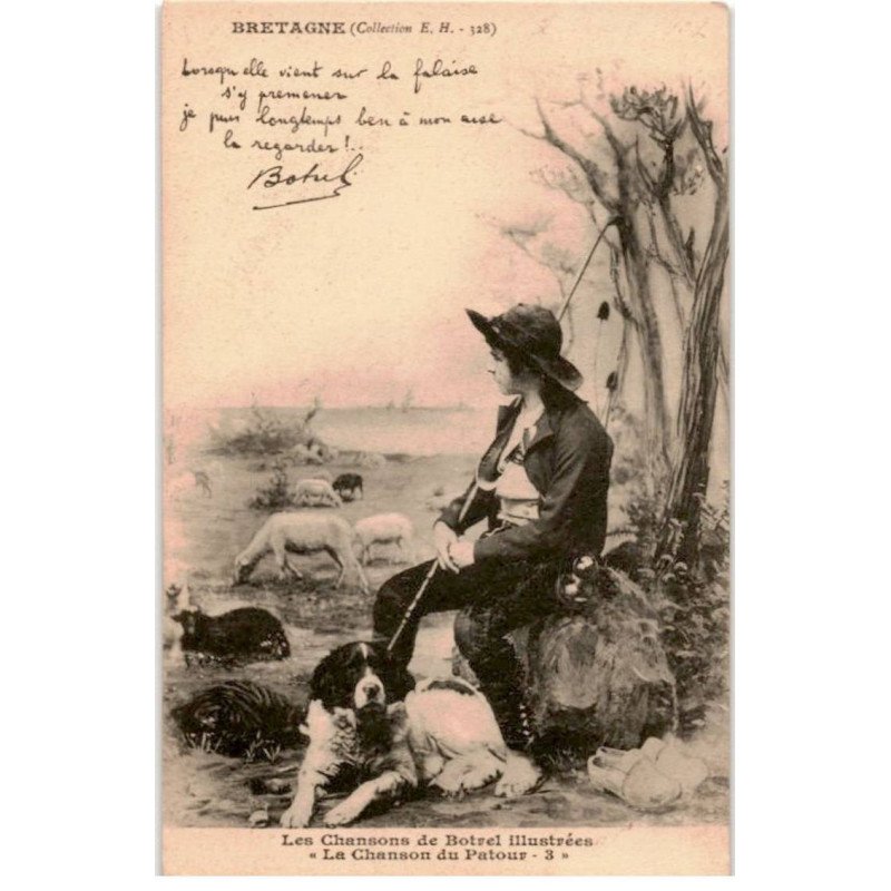 CHANSONS: Théodore Botrel la chanson du patour - très bon état