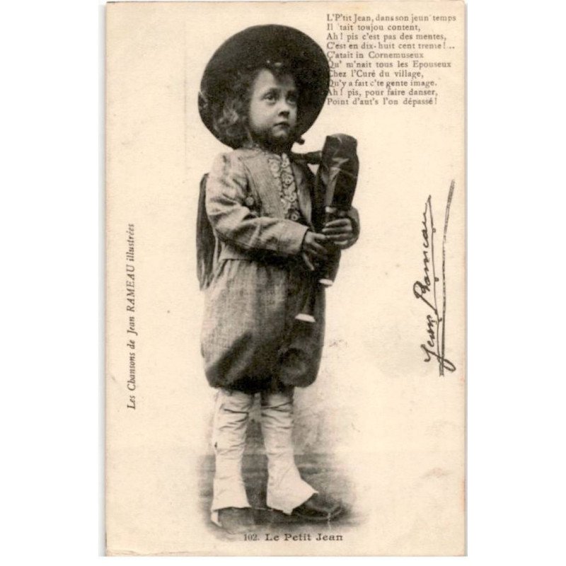 CHANSONS: le petit Jean, Jean Rameau - très bon état