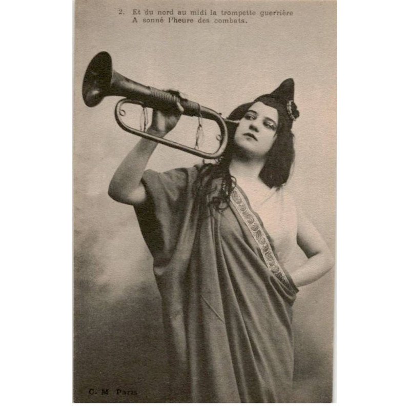 CHANSONS: et du nord au midi la trompette guerrière a sonné l'heure des combats - très bon état