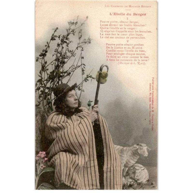 CHANSONS: les chansons de Maurice Boukay, l'étoile du berger - état