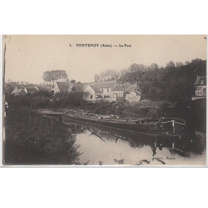 FONTENOY : le port vers 1910 - très bon état FONTENOY : le port vers 1910 - très bon état