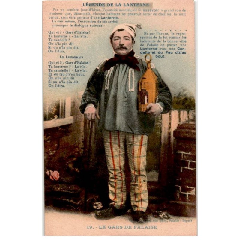 CHANSONS: légende de la lanterne, le gars de falaise - très bon état