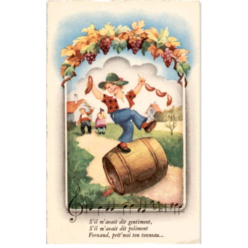 CHANSONS: s'il m'avait dit gentiment - très bon état