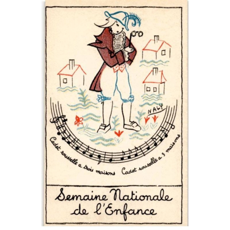 CHANSONS: semaine nationale de l'enfance, Naly - très bon état