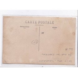 SAINT-LEU-TAVERNY: carte photo du magasin "a la Ville de Milan" de Pierre LManganelli -36 rue du chateau - très bon état