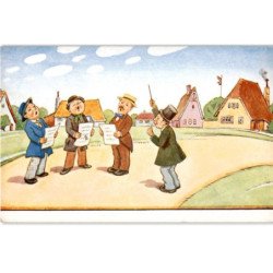 MUSIQUE: dessin chanteurs - très bon état