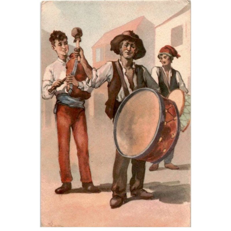 MUSIQUE: dessin, troubadours - très bon état