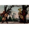 MUSIQUE: dessin, ours, tuba et violoncelle - état