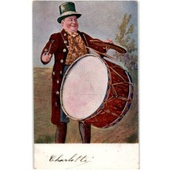 MUSIQUE: dessin, grosse caisse - très bon état