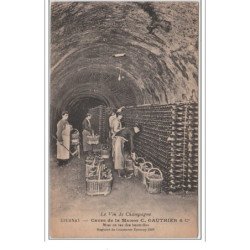 EPERNAY : Caves de la maison Gauthier et Cie vers 1920 - très bon état