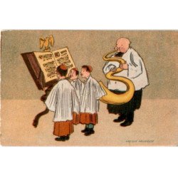 MUSIQUE: dessin, musique religieuse - état