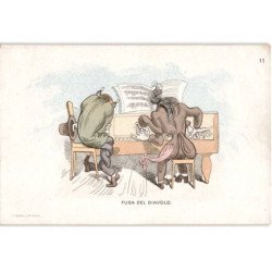 MUSIQUE: dessin, fuga del diavolo - très bon état