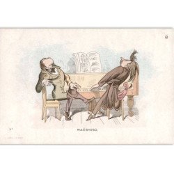 MUSIQUE: dessin, maëstoso - très bon état