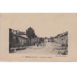 MILLERY : le Haut du village vers 1910 - très bon état