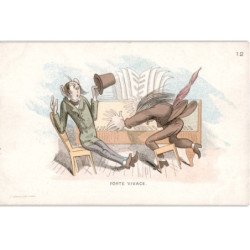 MUSIQUE: dessin, forte vivace - très bon état