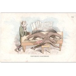 MUSIQUE: dessin, fortissimo vivacissimo - très bon état