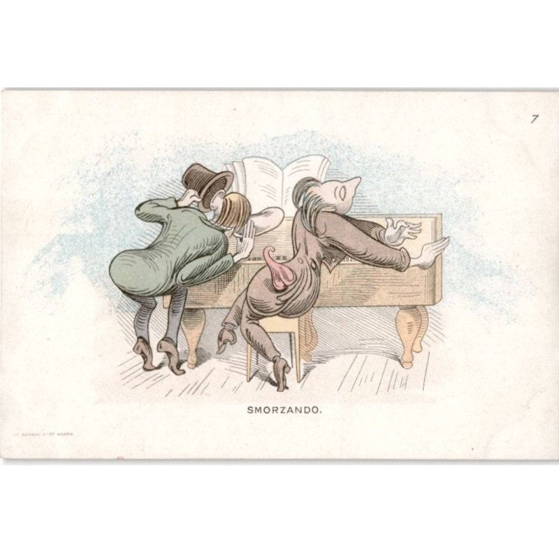 MUSIQUE: dessin, smorzando - très bon état